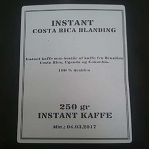 Coosta Rica Instant kaffe