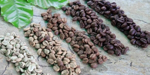 Kaffebønner ristet